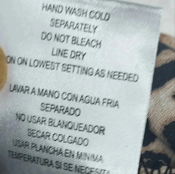 MNK Womens Leopord Print Blouse 100% Polyester Small - Picture 10 of 13